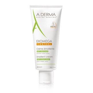A-Derma Exomega Control Creme Emoliente 200ml, o Creme emoliente EXOMEGA CONTROL cosmética estéril acalma todas as peles secas de tendência atópica desde o nascimento.