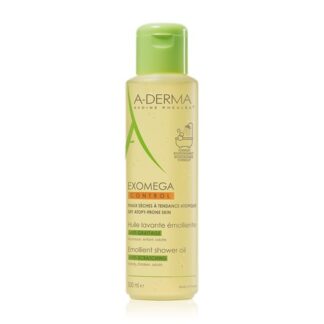 A-Derma Exomega Control Óleo Duche Emoliente 500ml limpa, alivia a irritação e acalma as peles secas e de tendência atópica. A sua fórmula foi desenvolvida com Extrato de Plântulas de Aveia Rhealba (R) e Filaxerina (R) para ajudar a reconstruir a barreira cutânea e acalmar.