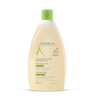 A-Derma Gel Duche Gordo Ultra Rico 500ml,  gel duche ultra rico da A-DERMA limpa, nutre e acalma a pele seca