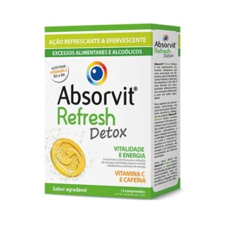 Absorvit Refresh Detox 12 Comprimidos Efervescentes