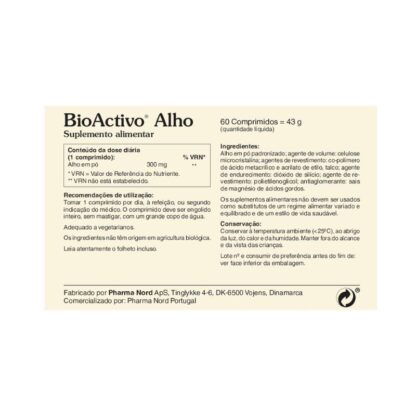 BioActivo Alho 60 Comprimidos - Image 2