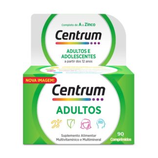A Pharmascalabis apresenta o Centrum Adulto Multivitamínica, um suplemento alimentar completo e equilibrado, ideal para adultos e adolescentes a partir dos 12 anos.