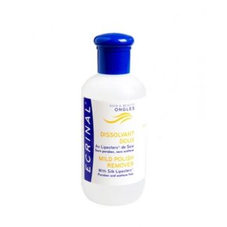 O Dissolvente Suave ECRINAL remove eficazmente o verniz, respeitando a unha e o seu contorno. Com uma formulação suave e não agressiva, aporta elementos protetores, reparadores e nutritivos à unha.
