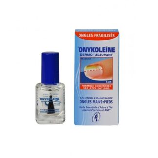 Onykoleine Reparador Unhas Fragilizada 10ml solução purificante ONYKOLEÏNE® tem uma ação completa na unha fragilizada: restrutura, fortifica e protege a unha, promovendo um ambiente hostil à formação de fungos
