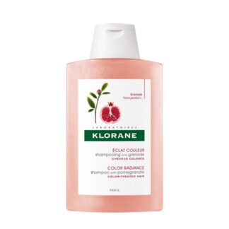 Klorane Champo Ritual Casca De Romã 400ml, graças ao seu complexo sublimador de cor exclusivo, rico em taninos de Romã