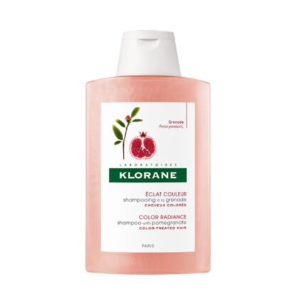 Klorane Champo Ritual Casca De Romã 400ml, graças ao seu complexo sublimador de cor exclusivo, rico em taninos de Romã