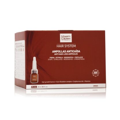 Martiderm Hair System Ampolas Anti-Queda 28 Ampolas