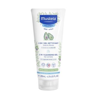 Mustela 2 em 1 Gel Lavante Cabelos e Corpo 200ml