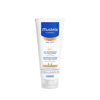 Mustela Leite Nutritivo Cold cream 200ml, leite nutritivo corporal com cold cream para bebés e crianças, certamente  indicado desde o nascimento.