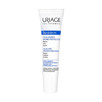 Uriage Bariederm Bálsamo Labial 15ml, o primeiro bálsamo labial que oferece uma tripla acção. Uma fórmula com elevada tolerância e longa duração adaptada a cada necessidade.