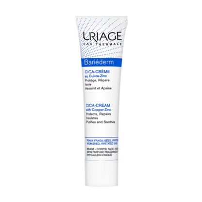 Uriage Bariederm Cica-Creme Reparador 100ml, creme protetor e reparador, indicado para pele fragilizada/agredida (queimaduras, escoriações, tatuagens, atos dermoestéticos)