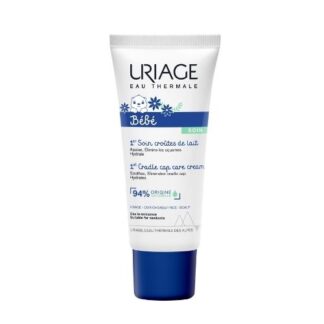 Uriage Bebé Primeiro Creme Crosta Láctea 40ml, elimina com suavidade a crosta láctea, acalma as irritações do couro cabeludo e regula a flora cutânea.