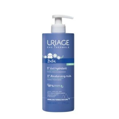 Uriage Bebé Primeiro Leite Hidratante 500ml, cuidado indispensável para recuperar o conforto da pele que por vezes fica seca