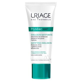 Uriage Hyseac Mat Cuidado Matificante 40ml é um cuidado matificante com uma textura entre um gel e um creme delicadamente perfumado
