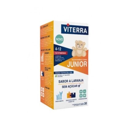 Viterra Junior Laranja 30 Comprimidos Mastigáveis - PharmaScalabis