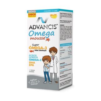 Advancis Omega Mousse  é um suplemento alimentar sob a forma de emulsão, composto por ácidos gordos essenciais ómega-3, com elevada concentração em ácido docosahexaenóico (DHA).