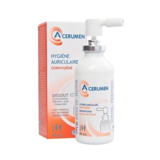 Mantenha a saúde dos seus ouvidos com A-Cérumen Spray Auricular. Este spray inovador dissolve a cera e regula a sua formação