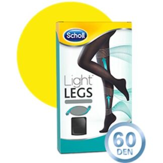 Scholl Light Legs Meias de Compressão 60DEN Cor Preta Tamanho L