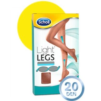 Scholl Light Legs Meias de Compressão 20DEN Cor Pele Tamanho L