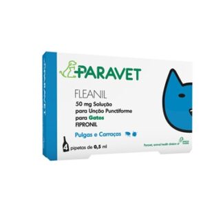 PARAVET FLEANIL 0.5mlx 4 Pipetas (GATO)