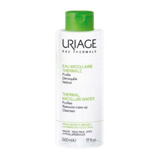 Uriage Água Termal Micelar Pele Mista a Oleosa 500ml, a Água Termal Micelar é ideal para remover a maquilhagem de todos os tipos de pele