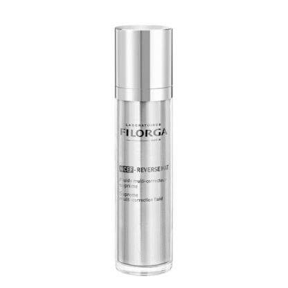 Filorga NCEF-Reverse Fluído Anti Envelhecimento Celular 50ml, regenerador altamente concentrado em NCEF. De tal forma que permite uma ação multi-correção. Tais como: rugas, firmeza, homogeneidade, luminosidade, poros.
