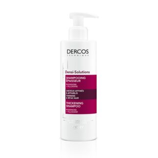Vichy Dercos Technique Champô Densi-Solutions 400ml Champô densificador para cabelo fino e enfraquecido. Purifica o couro cabeludo e revitaliza o cabelo.