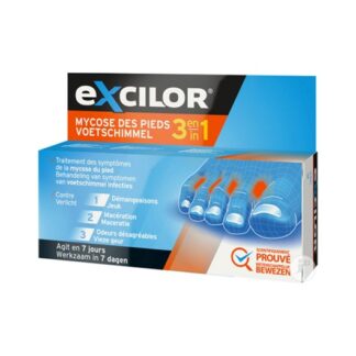 Excilor Pe de Atleta 3 em 1 Creme 15ml