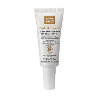 Martiderm Pigment Zero DSP Crema FPS 50+ 40ml, com a finalidade de reduzir e prevenir as manchas. Ao passo que protege dos raios solares.