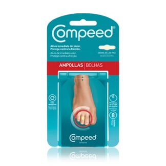 COMPEED Pensos Bolhas Dedos dos Pés 8 Pensos