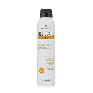 Heliocare 360º Invisible Spray SPF 50+ 200ml Spray fotoprotetor contínuo, invisível e refrescante de rápida absorção,