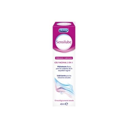 Durex Lubrificante Sensilube 40 ml, hidratante diário para o desconforto provocado pela secura vaginal. Além disso têm a função de lubrificante para as relações sexuais.