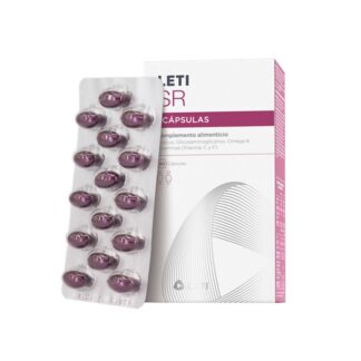 LetiSR Anti Vermelhidão 60 Cápsulas, complemento alimentar sob a forma de cápsulas que fornece os nutrientes adequados à pele sensível com tendência a vermelhidão.