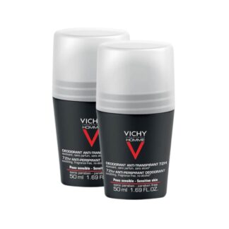 Vichy Homme Desodorizante Antitranspirante 72H 2x50ml
