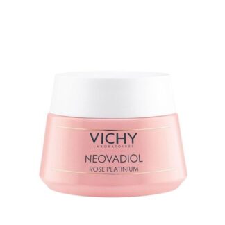 Vichy Neovadiol Rose Platinium Dia 50ml, com Neovadiol Rose Platinium a pele é fortificada e recupera a sua vitalidade com um tom rosado e aspeto saudável.