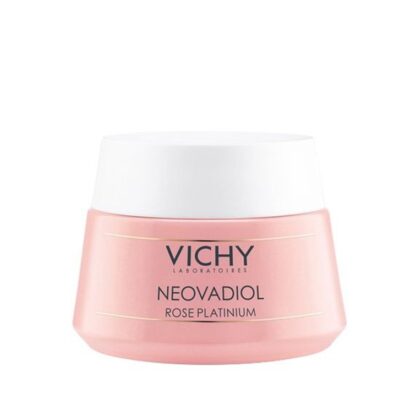 Vichy Neovadiol Rose Platinium Dia 50ml, com Neovadiol Rose Platinium a pele é fortificada e recupera a sua vitalidade com um tom rosado e aspeto saudável.