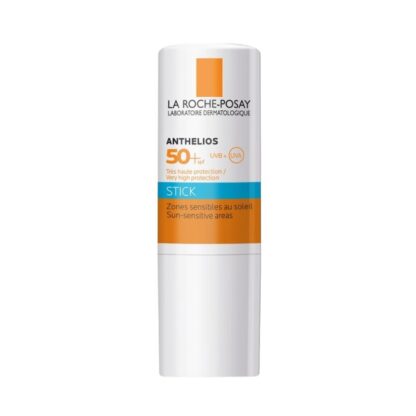 O Anthelios Stick Zonas Sensíveis FPS 50+ oferece uma proteção de largo espetro (UVA, UVB) para as áreas mais sensíveis ao sol.