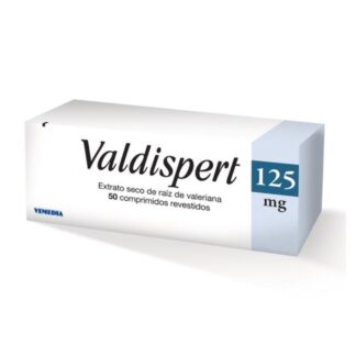 Valdispert 125mg 50 Comprimidos, medicamento indicado em casos temporários de ansiedade ligeira e dificuldade em adormecer.
