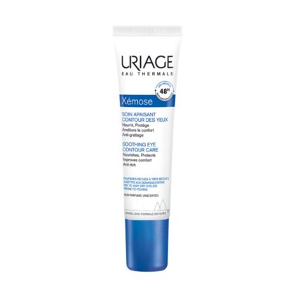 Uriage Xémose Creme Suavizante Contorno Olhos 15ml, especificamente formulado para a pele muito seca do contorno ocular e prurido, este cuidado suavizante instantâneo,