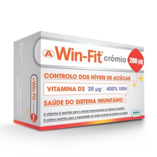 Win Fit Crómio 30 comprimidos é um suplemento à base de crómio, entre outros minerais, vitaminas, ácido alfa lipóico e L-cartinina.