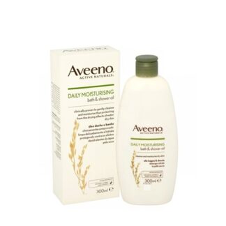 Aveeno Daily Moisturising Óleo Duche e Banho 300 ml