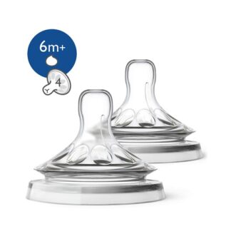 Philips Avent Tetina Natural Fluxo 4 6m+ 2Un