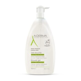 A-Derma Gel Duche Hidro-Protetor 750ml, o gel duche hidra-protetor A-DERMA é o produto ideal para a higiene diária, que limpa com suavidade, hidrata e protege a pele frágil de toda a família (> 2 anos)