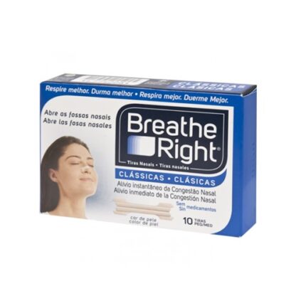 Breathe Right Tiras Nasais Clássicas Tam.P/M 10 Tiras