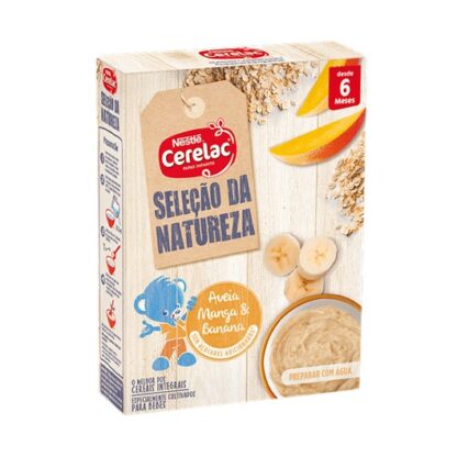 Nestlé Cerelac Cereais Integrais Aveia Manga Banana 240gr