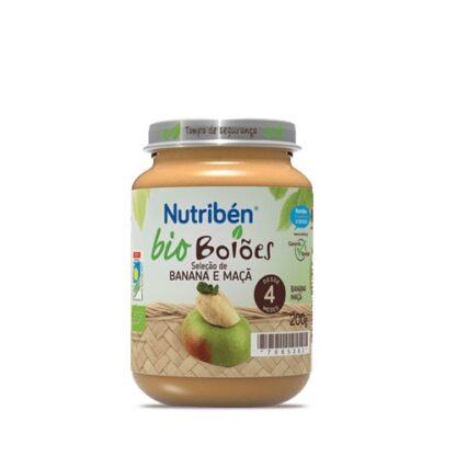 Nutribén BioBoiões Banana e Maçã 200gr