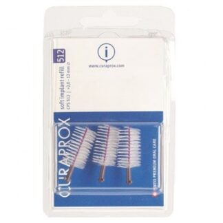 Curaprox Escovilhão CPS 512 3 Escovilhões para uso diário e limpeza cuidada e efectiva dos espaços interdentários, para uma limpeza completa da cavidade oral.