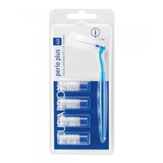 Curaprox Perio Plus CPS 410 5Un + Cabo escovilhões para uso diário e limpeza cuidada e efectiva dos espaços interdentários, para uma limpeza completa da cavidade oral