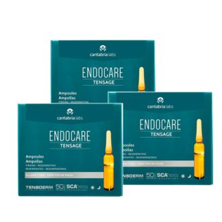 Endocare Tensor Anti-envelhecimento 3x10 Ampolas, altamente concentradas super-intensivas, refirmantes e redensificantes que hidratam, refirmam e conferem um efeito tensor imediato à pele.