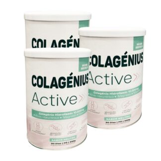 Colagénius Active Laranja Pó 345g - Pack 3